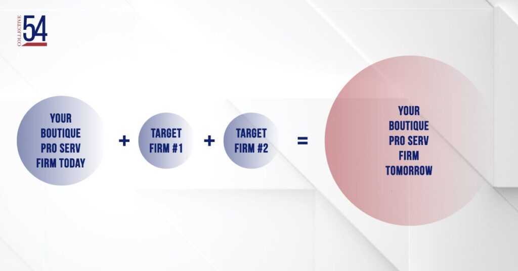 growth through acquisitions visual formula.